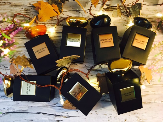 Armani Privé - Cuir Noir, Oud Royal,Ambre Soie, Ambre Orient,  Bois d'Encens, Encens Satin, Myrrhe Imperiale