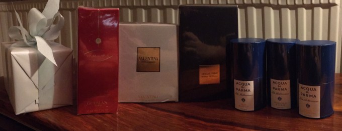 Guerlain, Samsara, Valentino, Valentina Myrrh Assoluto, Armani Privé, Myrrhe Imperiale, Encens Satin, Acqua di Parma