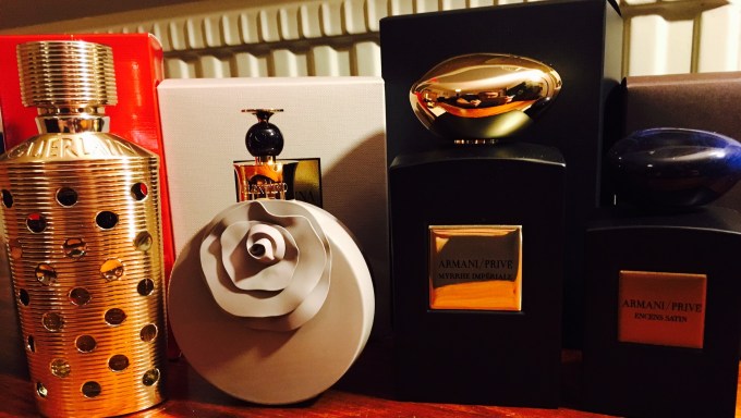 Guerlain, Samsara, Valentino, Valentina Myrrh Assoluto, Armani Privé, Myrrhe Imperiale, Encens Satin